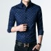 Dotted slim fit shirt